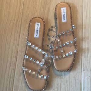 Brand new Steve Madden rhinestone sandals size 8